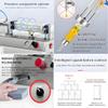 Hiedmeil Filling Machine, Manual/Automatic for Various Viscosities, 40L Large Hopper, Filling Error 1%, Paste Liquid Loading Pump, Volume 20-200ML view 2