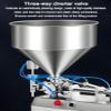 Hiedmeil Filling Machine, Manual/Automatic for Various Viscosities, 40L Large Hopper, Filling Error 1%, Paste Liquid Loading Pump, Volume 20-200ML view 4