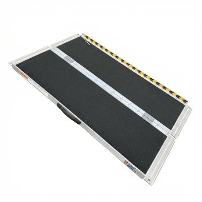 HYUNAN METHOD 4FT Portable Wheelchair Ramp (Using 4-12''), 800LBS Capacity