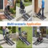 HYUNAN METHOD 4FT Portable Wheelchair Ramp (Using 4-12''), 800LBS Capacity view 4