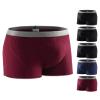 Carer Men's Washable Incontinence Underwear - 160ml Viscose from Bamboo Leak Proof Boxer Briefs - Reusable Bladder Control Panties for Sports (4XL, 5-Pack: 3 Black, 1 Navy, 1 Burgundy) view 1