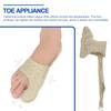 HOMSFOU Bunion Splint and Straightener Apricot Yellow Leather Thumb Appliance for Women Size 35-39 with Valgus Support for Foot Relief and Alignment view 3