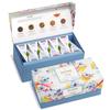 Tea Forte Premium Presentation Box Gift Set Sampler, 20 Count, Assorted Blends Individually Wrapped Handcrafted Pyramid Infuser Bags, Volare view 1