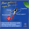 2-PACK Vegan Vitamin B12 Liquid - Max Strength Methylcobalamin B12 Sublingual 5000 mcg - Fast Absorbing Supplement for Mood, Memory and Energy - Non-GMO, Gluten-Free, Citrus Flavor B 12 Drops, 4oz view 2