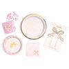 Tableware Baby-Pink Celebration Box by Emergency Confetti - Thoughtfully Designed Baby Shower Set for 8 Guests, A Complete Party Kit & Accessories for Elegant Gatherings And Stylish Table Decoration view 2