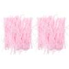 ARTIBETTER Shredded Paper Box Filler, DIY Raffia Filament Crinkle Cut Paper, 2pcs 200g Each, Light Pink and Pink, Wrapping Filling for Valentines and Mothers Day Packaging view 1