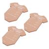 Pongnas 20PCS Cute Onesie Shaped Advice Cards for Shower Gender Reveal Wedding Shower Games Kraft Prediction Wish Notes for Guests view 2