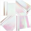 TEHAUX Iridescent Cellophane Wrap Roll 56cm X 10 Yards, Rainbow Floral Cellophane Paper Sheets for Bouquet and Basket Wrapping, DIY Decorative Wrapping Paper for Birthdays and Crafts view 3