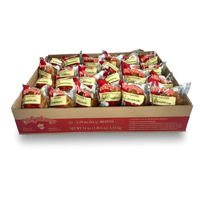 Otis Spunkmeyer Individually Wrapped Smaller Portion Muffins, 2.25 Ounce, 24 Per Pack (Apple Cinnamon)