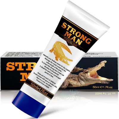 Strong Man Enlargement Cream, Massage Extender Larger Thicker Longer Performance 50ml