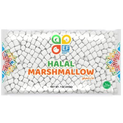 Eastern Feast - Halal Mini Marshmallow, 7oz / 200g, (Pack of 4) (Mini)