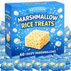 Marshmallow Rice Crispy Treats 60 Square Sweet Packs | Individually Wrapped Party Snack for Kids, Birthday, Easter, Camping, Classroom Exchange, Gift Giving, After School Treat view 1