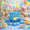 Marshmallow Rice Crispy Treats 60 Square Sweet Packs | Individually Wrapped Party Snack for Kids, Birthday, Easter, Camping, Classroom Exchange, Gift Giving, After School Treat view 3