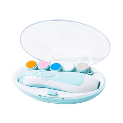 6 inCordless ElectricNail Trimmer with Quiet Motor & Multi Grit Grinding Heads for Safe,Gentle Infant Nail Care