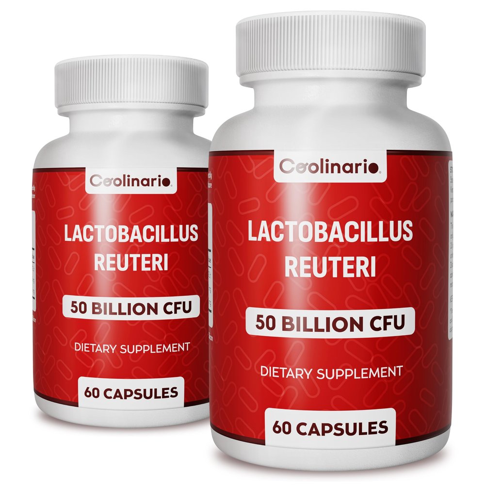 Coolinario L reuteri Probiotics 50B CFU, Lactobacillus reuteri 180 Veg. Cap