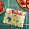 Bee's Wrap Beeswax Wraps for Food - 2 Pack of Assorted Beeswax Wraps - Snack Bag & Sandwich Wrap - Plastic Free Made in USA Reusable Natural Food Wrap - Under The Sea view 2