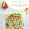 Bee's Wrap Beeswax Wraps for Food - 2 Pack of Assorted Beeswax Wraps - Snack Bag & Sandwich Wrap - Plastic Free Made in USA Reusable Natural Food Wrap - Under The Sea view 4