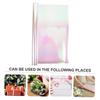 Hemoton Iridescent Bouquet Wrapping Paper Cellophane Wrap 56cm X 10 Yards 5.8 Mil Decorative Flower DIY Packaging Supplies and Floral Arrangements view 4