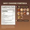 10 Kinds Mushroom Coffee with Probiotic(Lion's Mane, Cordyceps, Turkey Tail & Other), Ashwagandha Instant Coffee Mushroom Supplement for Better Energy, Gut Health 210g 7.41oz view 2