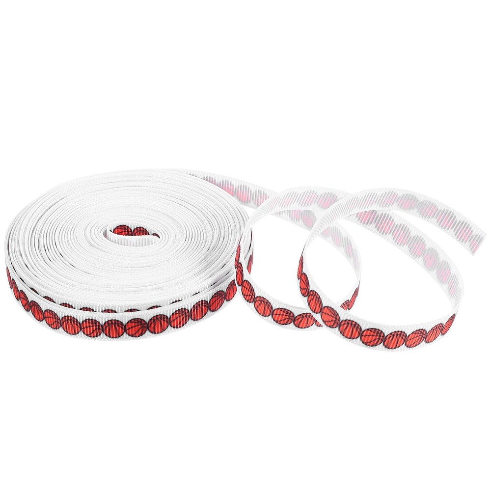 GALPADA Sports Ball Decorative Ribbon 1cm X 10 Yards Wrapping Ribbon for DIY Crafts Party Favors and Packaging