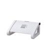 1pc Foot Rest with 3 Massage Rollers, Adjustable Foot Rest for Under Desk at Work, Ergonomic Foots Stool for Under Office Desks(Gray) view 1