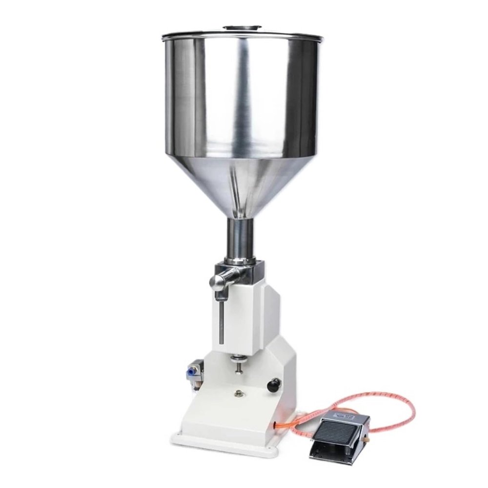 Zoienu Stainless Steel Pneumatic Filling Machine for Honey, Tomato Sauce, Lip Gloss, and Cream Precision Control for Accurate Fills in Cosmetics and Food (10)