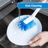 2 Pack Long Handle Kitchen Cleaning Brush with Built-in Scraper, Hard Bristle Dish Scrubber for Pots, Pans, Non-Stick Cookware, Sinks, Countertops & Stove Tops view 4