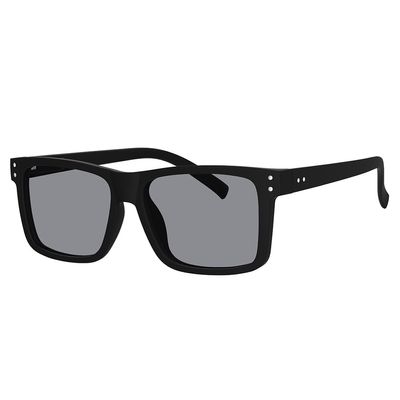 Eyekepper Oversized Reading Sunglasses Square Large Frame Sunshine Readers for Men and Women - Grey Lens +3.25