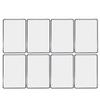 PACKOVE 8pcs A5 Size 3X Flat Plastic Magnifying Sheets Portable Reading Lens for Magazines Books Maps, Lightweight Magnifier for Seniors and Office Use view 1