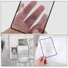 PACKOVE 8pcs A5 Size 3X Flat Plastic Magnifying Sheets Portable Reading Lens for Magazines Books Maps, Lightweight Magnifier for Seniors and Office Use view 3