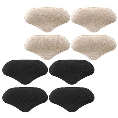 Ipetboom 4 Pairs Heel Cushion Inserts for Women Shoes Self-Adhesive Soft Invisible Heel Protectors 5d Anti-Friction Pads Comfortable for Blister Prevention