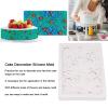 Flower Leaf Fondant Silicone Set Reusable Cake Decorating Tool for DIY Baking Candy Chocolate Soap Grey 300g view 3
