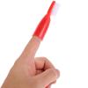 OSALADI 20pcs Red Mini Finger Toothbrushes Small Soft Bristle Portable Prison Oral Care Supplies for Detention and Mental Health Facilities view 3