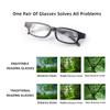AOLEKS Adjustable Glasses Dial Vision Adjustable Focus Reading Glasses Anti Blue Light for Men Women view 3