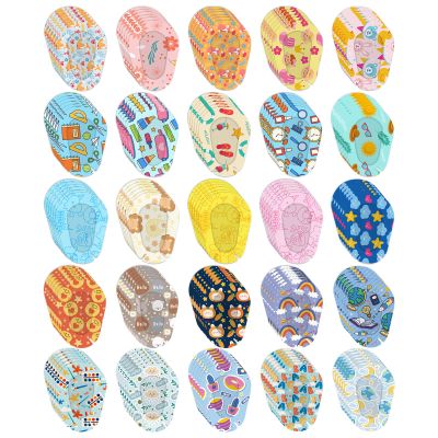 150 Pcs Adhesive Eye Patches for Kids Disposable Breathable Eyepatch for Amblyopia Lazy Eye 25 Styles Colorful Breathable Adhesive Bandages for Adults (Style-B)