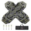 Nilight Recovery Off-Road Traction Boards 2Pcs 43"L x 13.3"W with Yellow Teeth for 4WD 4X4 Mud Sand Snow Includes 2PCS Mounting Kit & Carry Bag (Grey) view 1