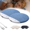 Sleep Speaker Under Pillow, Bluetooth Pillow Speaker, Bone Conduction Audio with White Noise Timer Wireless Sleep Aid with Stereo Bass Private Sleep Headphones, Ultra Slim Blue-Tooth 5.4 (2PCS) view 1