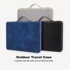 Vttui Leather Travel Cigar Case with Spanish Cedar Lining | Portable Hand-Carry Humidor for On-The-Go(Color:C) view 3