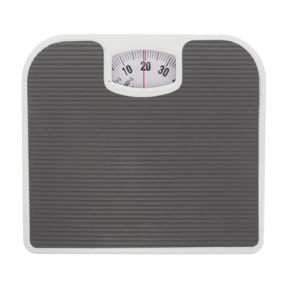 Abaodam Mechanical Body Weight Scale Gray Highly Accurate Analog Bathroom Scale for Home Use Suitable for Elderly and Women