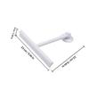 Didiseaon Shower Squeegee for Glass and Car Window, White Soft Rubber Single-Sided Scraper, Bathroom and Vehicle Glass Cleaner Tool for Home and Automotive Use view 4