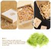 Abaodam Green Raffia Crinkle Shredded Paper Filler 500g Dark Green for Box Basket Filling Christmas Bags Decoration view 3
