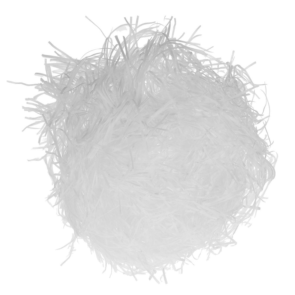 Beaupretty White Raffia Grass Shredded Paper Filler 500g Box Stuffing Paper for Boxes Packaging Case Shreds for Wrapping and Basket Filling for Holidays and Parties