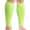 Mumian Sport Training Shin Pads Calf Sleeves, Breathable Protective Gear for Running Soccer Basketball, Fluorescent Green with 3D Compression Support (S) view 2