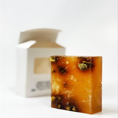 Jabon Manzanilla, Natural Handmade Soap Bar with Chamomile, Anti-Inflammatory and Cell Regenerating Properties