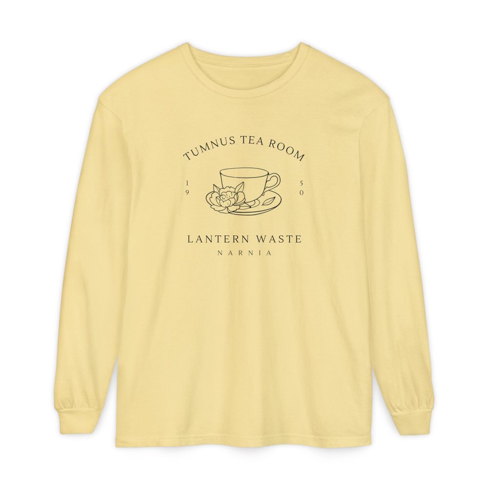 Narnia Tumnus Tea Room Shirt CS Lewis Butter