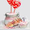 Ciieeo Cone Shaped Opp Candy Packaging Bags 800pcs (100pcs 13x25cm X4 Sets + 400pcs Twist Ties) Xmas Party Favor Storage Treat Bags for Holiday Wrapping Random Color view 3