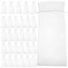 FRCOLOR 30pcs White Sheer Mesh Wine Drawstring Bags 14x37cm Wrapping Supplies for Bottles Party Favor Packaging view 1