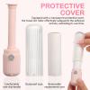 minkissy Portable Lint Roller with 4 Rolls Sakura Pink Sticky Sheets, Mini Travel Lint Remover for Pet Hair, Dust, and Fuzz on Clothes and Furniture view 3