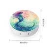 Beautiful Mermaid Tail Round Contact Lens Case Portable Contact Lens Kit With Mirror Travel Lens Case With Applicator Diy Custom Lens Case Small Lens Storage Box Cute Contact Lens Accessory Gift For C view 2