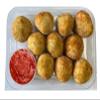 Taste of Italy Cheese Pizza Arancini with Marinara Sauce , also called Italian rice balls, are made with Arborio rice and stuffed with marinara sauce, and a blend of mozzarella and provolone cheese for a pull of melted cheese, coated in Italian bread view 1